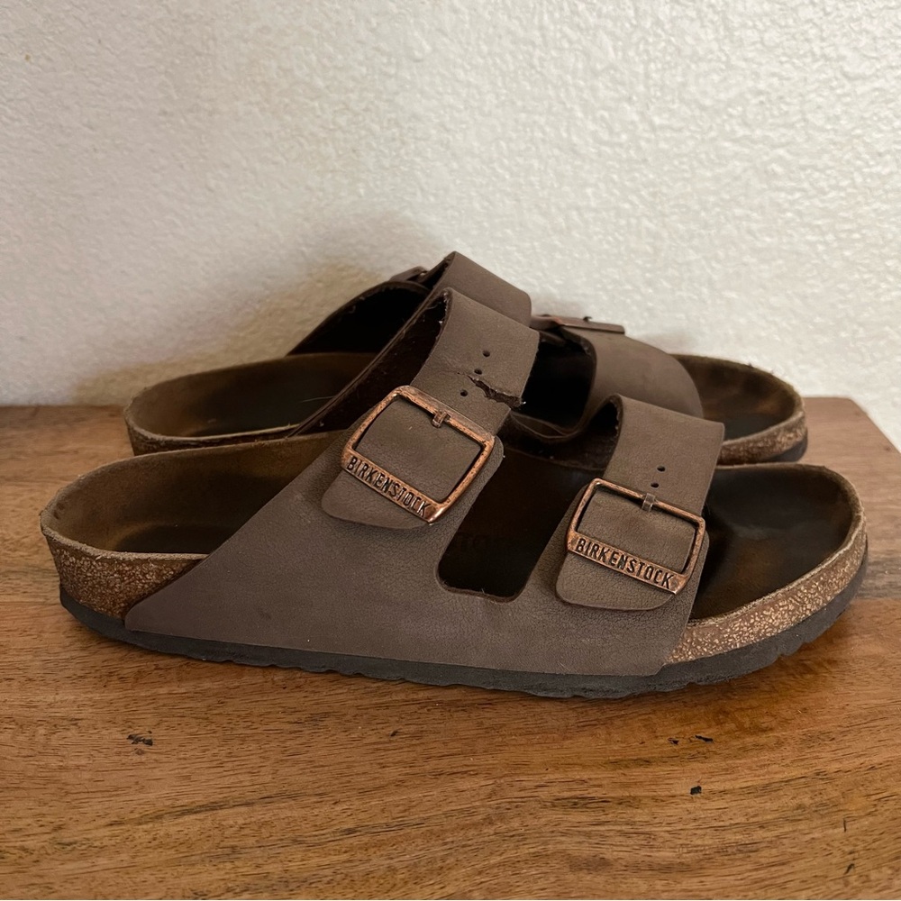 Birkenstock Arizona Birkoflor Brown Sandals Size 9-9-5